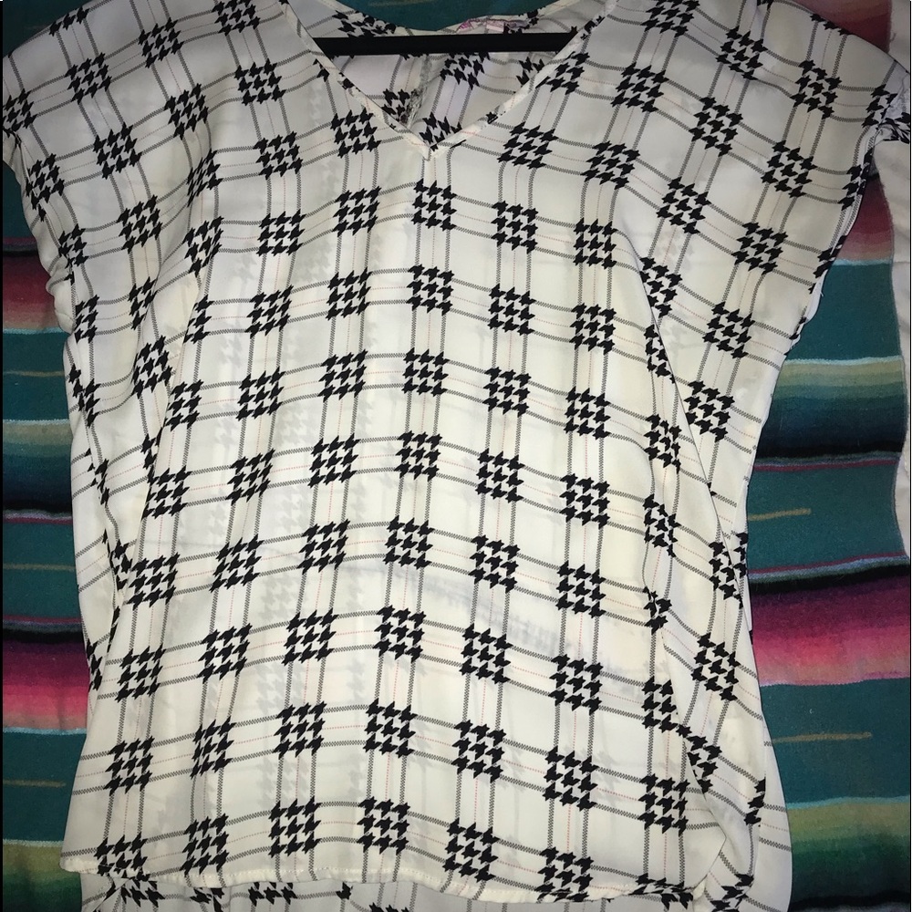 Checkered Candie’s blouse